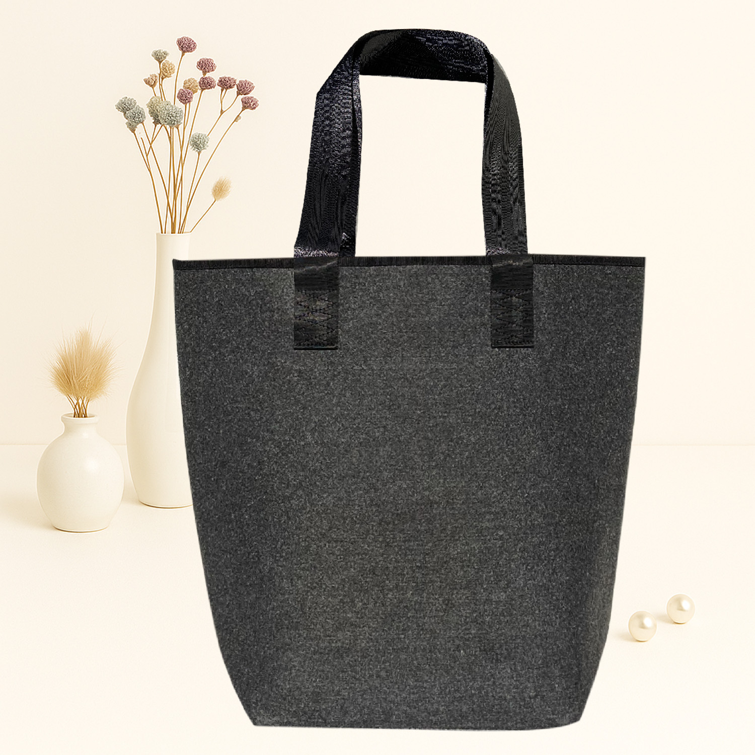  Filz-Tasche 3 PVC Frei -  Stickung "Motiv" oder "Logo" 